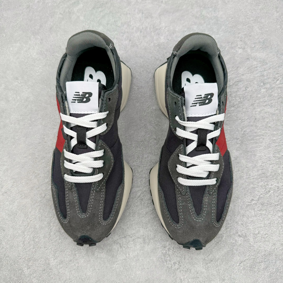图片[2]-＃福利特价 New Balance MS327 NB新百伦系列复古休闲运动慢跑鞋 以更纯粹的复古风格设计打造的全新造型 侧身还以解构设计 将 N 字标志以做旧压花样式呈现 样式别具新意 而麂皮、冲孔皮革的塑造 则呈现出高级怀旧气质 也让鞋款在奢华时装风格与运动氛围之间达到了平衡 鞋身采用尼龙及猪巴革麂皮物料拼接构成 中底高弹PU材质及满丁防滑橡胶外底 尺码：36 37 37.5 38 38.5 39.5 40 40.5 41.5 42 42.5 43 44 45-选品中心
