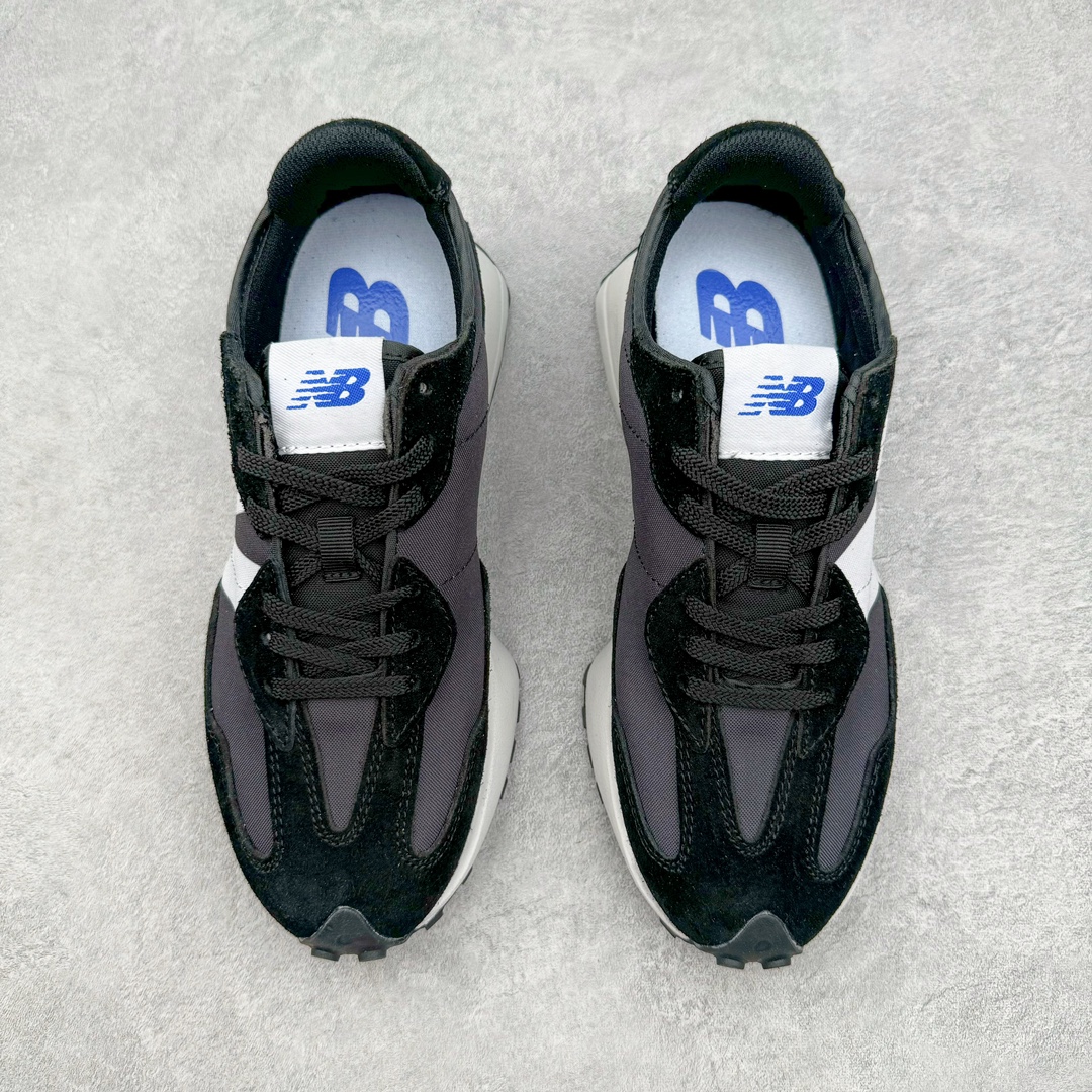 图片[2]-＃福利特价 New Balance MS327 NB新百伦系列复古休闲运动慢跑鞋 以更纯粹的复古风格设计打造的全新造型 侧身还以解构设计 将 N 字标志以做旧压花样式呈现 样式别具新意 而麂皮、冲孔皮革的塑造 则呈现出高级怀旧气质 也让鞋款在奢华时装风格与运动氛围之间达到了平衡 鞋身采用尼龙及猪巴革麂皮物料拼接构成 中底高弹PU材质及满丁防滑橡胶外底 尺码：36 37 37.5 38 38.5 39.5 40 40.5 41.5 42 42.5 43 44 45-选品中心