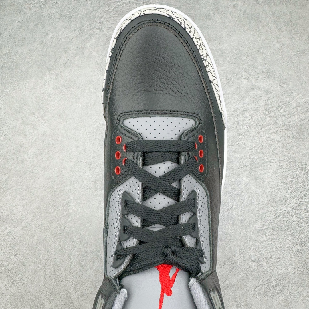 福利特价
＃纯原  Air Jordan AJ3 Retro 黑水泥 -001 原楦原纸板开发 确保原汁