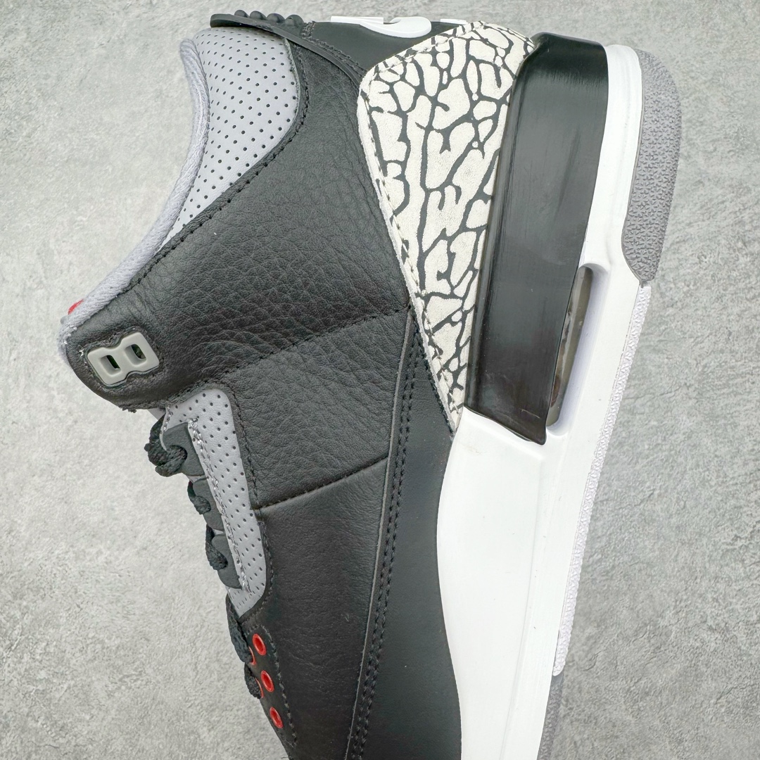 福利特价
＃纯原  Air Jordan AJ3 Retro 黑水泥 -001 原楦原纸板开发 确保原汁