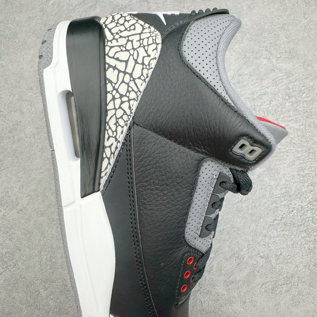 福利特价
＃纯原  Air Jordan AJ3 Retro 黑水泥 -001 原楦原纸板开发 确保原汁