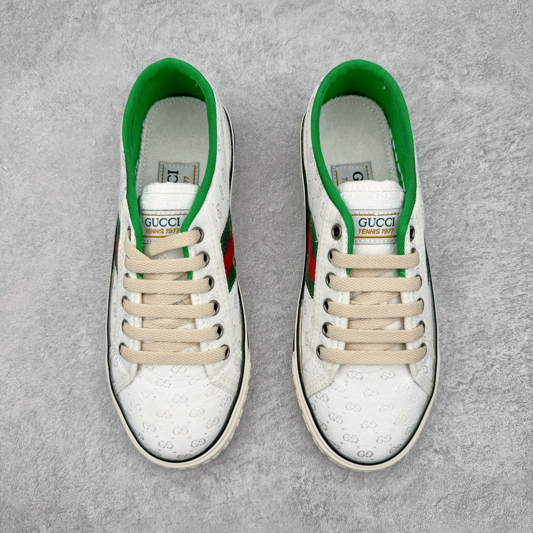 图片[2]-＃福利特价 Gucci 古驰 Tennis 1977系列 低帮休闲板鞋 官方同步新配色 独家首发 市售最高版本 原鞋开发 全套专柜包装物及配件 尺码：35-44-选品中心
