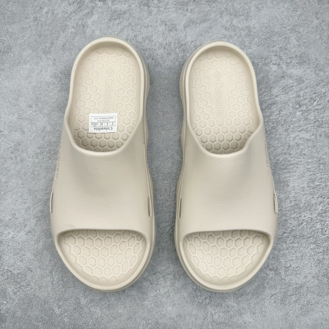 图片[2]-＃DG莞产 Columbia 哥伦比亚休闲舒适轻便百搭低帮一字拖鞋 男款 货号：骨白 BM8043-278/奶白BL8043-193/黑色BL8043-010 Columbia成立于1938年 源自美国俄勒冈州波特兰市 是有着80年悠久历史的国际户外品牌 哥伦比亚倡导“Tested Tough要玩就玩真的”品牌精神 实地测试文化作为其品牌基因 致力透过产品传递品牌精髓：Columbia执着于让消费者在户外得到专业的真实保护 可以更长时间地享受户外乐趣 尺码：40 41 42 43 44 45-选品中心