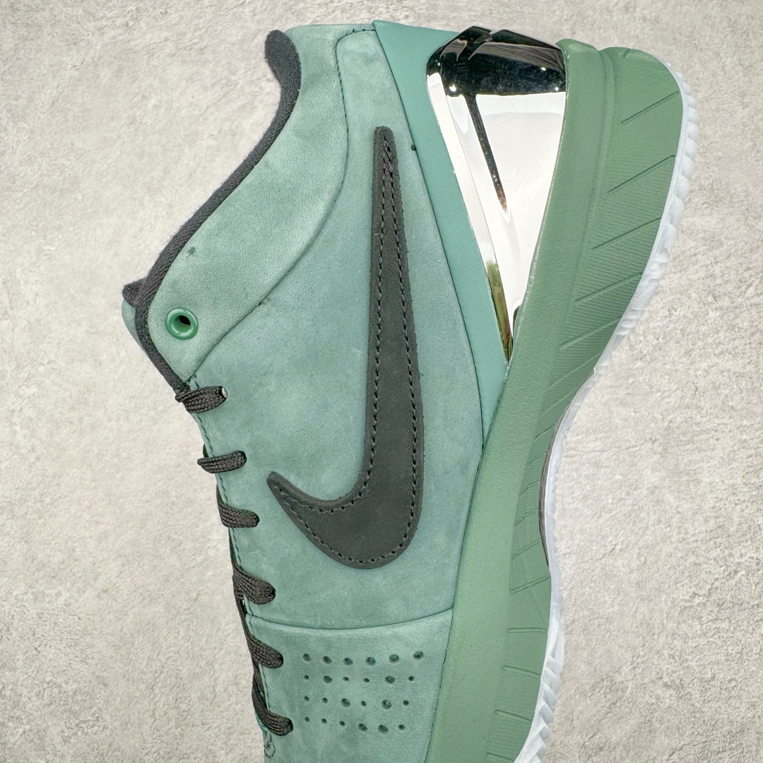 图片[7]-＃S2纯原 NK Zoom Kobe 4 科比四代 电镀银绿色 FQ3545-300 Zoom Turbo气垫➕后掌EVA缓震 实战配置直接拉满 原楦纸板开发 鞋身流线型、后跟塑形 区分土肥圆 原档数据3D打印 鞋面细节匹配原版 全身鞋材卡料色独家定制 唯一正确喷漆 SWOOSH NK专利Flyknit飞线科技 给予鞋身足够抗扭矩力 真实底模最大48.5 实战利器 专供海外市场 尺码：40 40.5 41 42 42.5 43 44 44.5 45 46 47.5 48.5 （脚宽、脚胖 建议买大半码）-选品中心