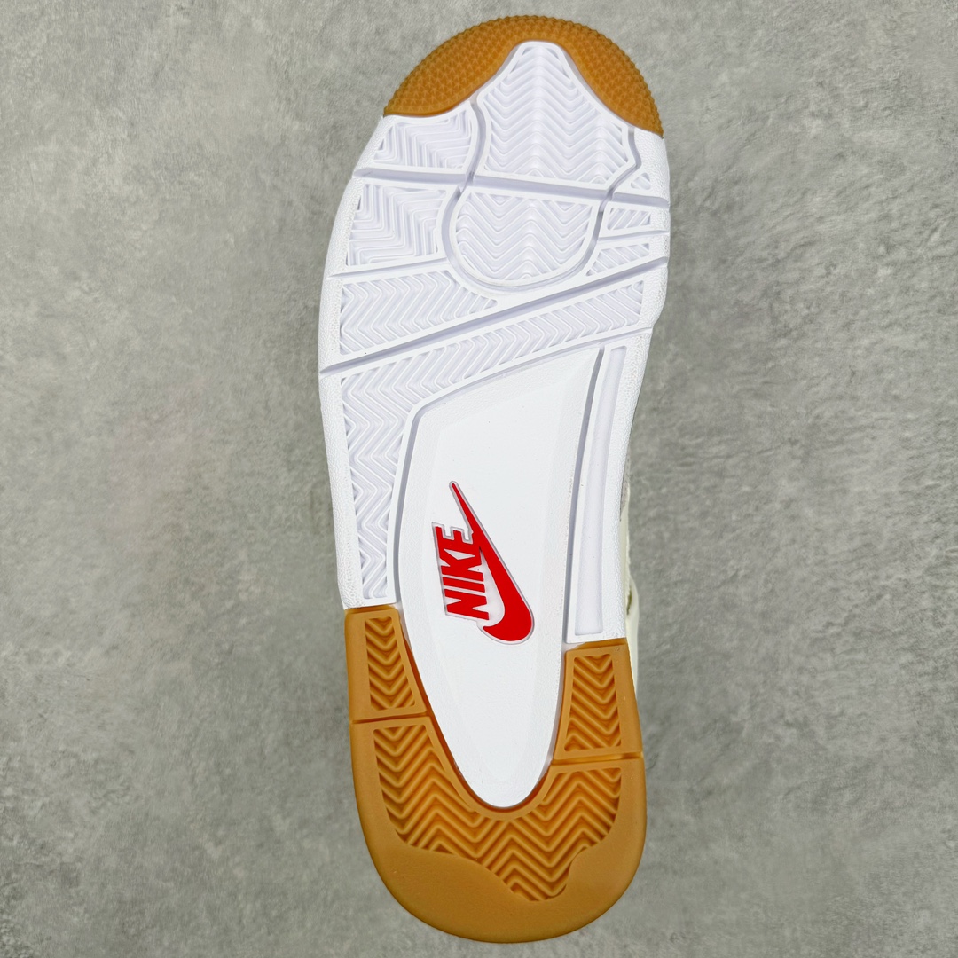 图片[9]-＃GX NK SB x Air Jordan AJ4 联名绿松石 白绿 DR5415-103 全新批次 重点区分市面 唯一正确细节 后跟饰片中心位置有合模线 超弹硅胶材质 内层不织布补强 补强为硅胶提供更强耐久性 避免断裂 圈内最强四代 独家外贸特供尺码含 45.5 49.5 50.5 耗时半年巨作 全套原纸板楦头开发 原厂特供皮料加持 确保原汁原味 完美呈现四代版型 一比一鞋头弧度高度鞋身弧度 数据细节工艺流程均保持原鞋一致 原厂TPU网格鞋带扣 正确内里网布 菱角分明不变形无多余毛边 柔软性质感一致于原鞋 市场唯一原厂鞋扣模具 背面可见隐藏注塑口 原厂织唛标 原厂飞人电绣工艺 尾指中部跳三针 独家绑鞋带手法 印刷中底布 四线拉帮 米色美纹纸贴合固定 进口港宝加持 后跟自然饱满 全鞋荧光划线卡点 追求极致完美 每一双都是工艺品 多重QC质检 超越公司货的品控标准 实实在在的免检产品 尺码：40 40.5 41 42 42.5 43 44 44.5 45 45.5 46 47.5 48.5 49.5 50.5-选品中心