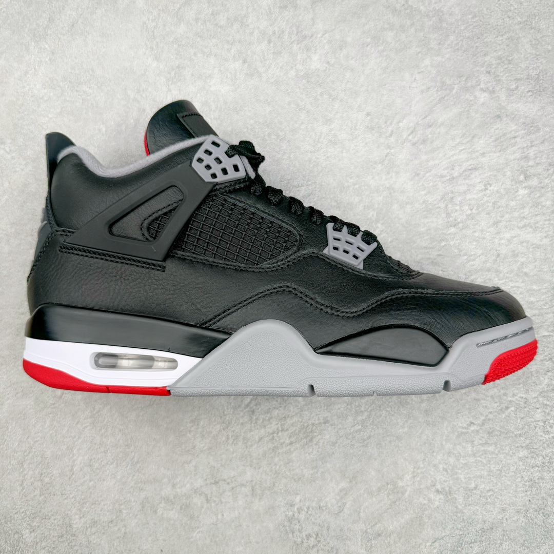 ＃GX Air Jordan AJ4 \\\”Bred Reimagined\\\” 黑红2024 FV5029-006 全新批次 圈内最强四代 独家外贸特供尺码含 45.5 49.5 50.5 耗时半年巨作 全套原纸板楦头开发 原厂特供皮料加持 确保原汁原味 完美呈现四代版型 一比一鞋头弧度高度鞋身弧度 数据细节工艺流程均保持原鞋一致 原厂TPU网格鞋带扣 正确内里网布 菱角分明不变形无多余毛边 柔软性质感一致于原鞋 市场唯一原厂鞋扣模具 背面可见隐藏注塑口 原厂织唛标 原厂飞人电绣工艺 尾指中部跳三针 独家绑鞋带手法 印刷中底布 四线拉帮 米色美纹纸贴合固定 进口港宝加持 后跟自然饱满 全鞋荧光划线卡点 追求极致完美 每一双都是工艺品 多重QC质检 超越公司货的品控标准 实实在在的免检产品 尺码：40 40.5 41 42 42.5 43 44 44.5 45 45.5 46 47.5 48.5 49.5 50.5-选品中心