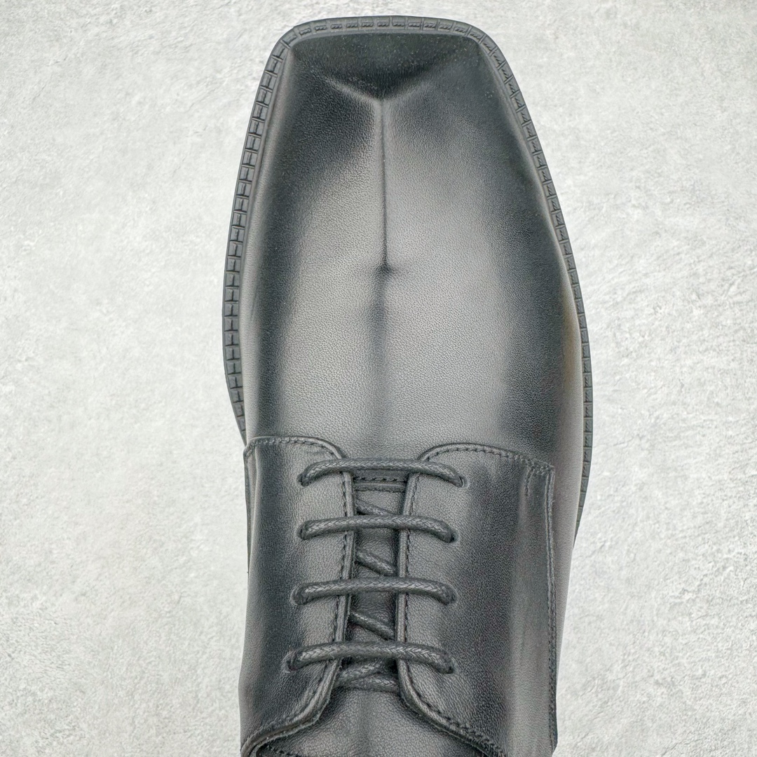 图片[4]-＃GD广顶 Balenciaga Trooper 巴黎世家时尚系带牛皮厚底德比鞋 象征着时尚的前沿 款式典雅而时尚 突显法式高雅气息 众多国内外一线潮流明星上脚加持 舒适鞋面 具有很好的延展性和透气性 外观设计鞋身运用简洁的黑色进行搭配 上脚颜值高 鞋跟耐磨性强 不易打滑 尺码：39-45（偏大一码）-选品中心