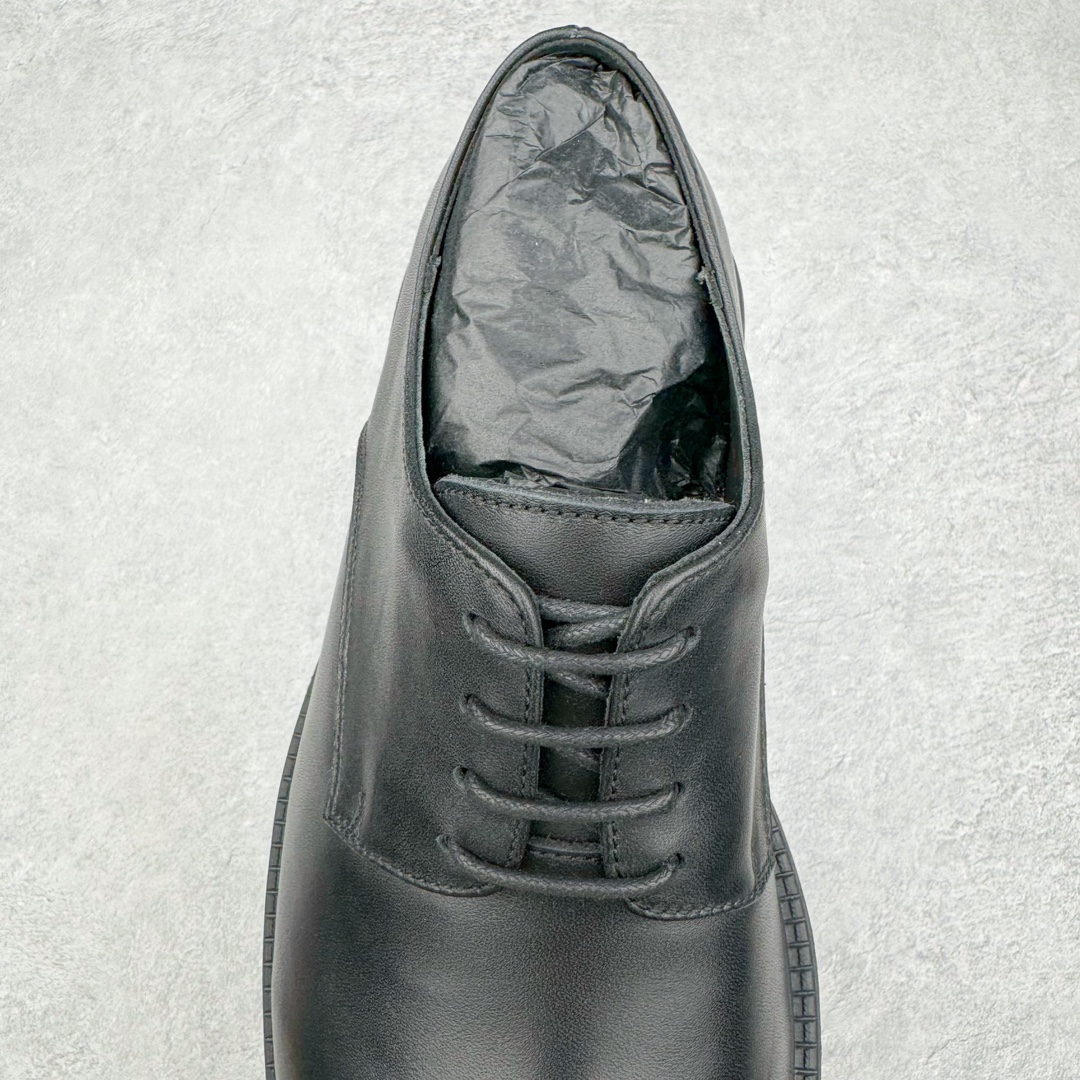 图片[5]-＃GD广顶 Balenciaga Trooper 巴黎世家时尚系带牛皮厚底德比鞋 象征着时尚的前沿 款式典雅而时尚 突显法式高雅气息 众多国内外一线潮流明星上脚加持 舒适鞋面 具有很好的延展性和透气性 外观设计鞋身运用简洁的黑色进行搭配 上脚颜值高 鞋跟耐磨性强 不易打滑 尺码：39-45（偏大一码）-选品中心