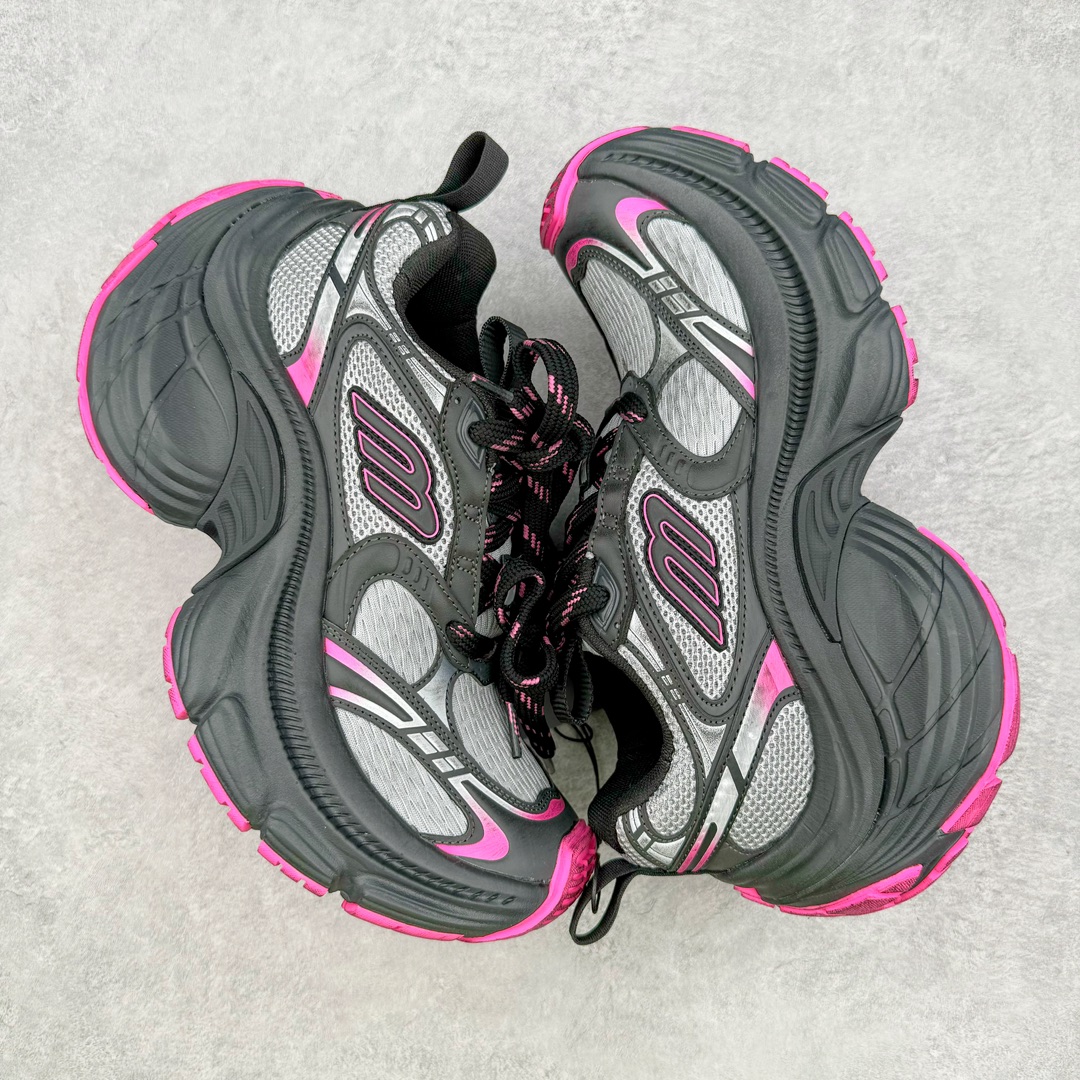 图片[3]-＃XA BALENCIAGA 10XL Sneakers 巴黎世家十二代网布系带低帮走秀复古老爹鞋 全套原纸板楦头开发 最原汁原味的灵魂版型 全鞋荧光划线卡点 胶水把控整洁度追求极致完美 每一双都是工艺品 多重QC质检 超越公司货的品控标准 实实在在的免检产品 原盒原配 正确字体电绣 粗细、位置、大小正确 侧边TPU 透气孔匹配意产原版 正确分离大底 TPU软底 原版一致大底LOGO 立体感十足 原厂皮料水洗做旧 采购原厂网纱 不含皮革 网布材料和聚氨酯 磨损效果 展现品牌对于新潮事物的热情 这款鞋子拥有巨大尺寸和醒目设计 符合当下”老爹鞋”的趋势 鞋子采用银灰配色 营造出低调而不失华丽的效果 10XL的尺码使它成为市场中最显眼的存在 适合追求个性化的人群 Balenciaga始终站在时尚前沿 此次发布的产品再次体现了他们的创新能力 尺码：35 36 37 38 39 40 41 42 43 44 45 46-选品中心