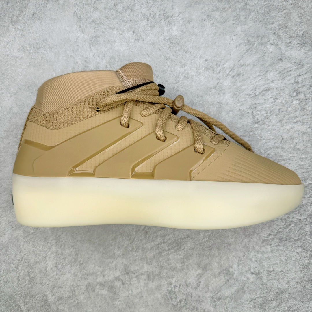 图片[4]-零售💰460 ＃KW纯原 Fear of God Athletics x Adidas Basketball FOG联名高帮篮球鞋 年度大戏 匠心打造 开发时长超过半年 独家私模百万磨具冲刀加持 广硕原厂全套原纸板楦头开发 原厂特供皮料加持 确保原汁原味 Jerry Lorenzo备受期待的Fear of God Athletics I Basketball系列首发推出 恰如其分地命名为\”The One\”终于首次亮相 此次发布的焦点是迷人的 Carbon 碳黑配色 无缝融合了时尚和运动领域 为了体现Fear of God的独特风格 I Basketball通过时尚的低帮和独特的半透明橡胶外底展示其身份 同时以优质针织鞋面搭配氯丁橡胶鞋领和脚踝松紧绳 提升舒适度和灵活性 外搭TPU薄膜覆面 搭配Lightstrike中底 缔造顶级舒适度 该设计融入了标志性元素 如3条纹模鞋侧支撑 灵感来自Adidas三道杆 其他细节包括鞋头上的浮雕Adidas标志和鞋跟上的黑条 带有Fear of God标志 SIZE：36 36.5 37.5 38 38.5 39 40 40.5 41 42 42.5 43 44 44.5 45 46 47 编码：Xby4936060-运动鞋