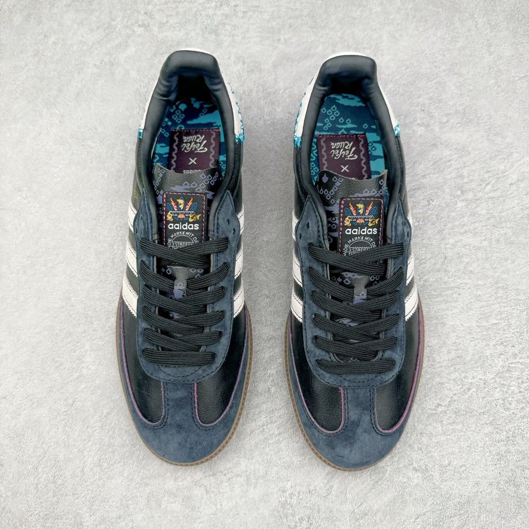 图片[2]-AD Original Samba OG 复古经典轻便板鞋 ID1141 这款桑巴鞋展示了高质量的工艺 带有装饰的超锁缝制和无缝的手感 柔软、柔软的皮革造型和标志性的3条纹完成了精致的外观 正规合身鞋带 鞋面上有绒面鞋垫 橡胶鞋底 享受正畸套筒软感 自50年代首次亮相以来就一直在赢得粉丝的青睐 尺码：36 36.5 37.5 38 38.5 39 40 40.5 41 42 42.5 43 44 44.5 45-选品中心