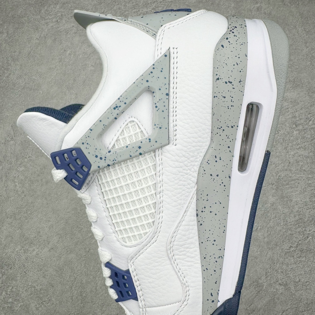 图片[7]-零售💰360 ＃CS Air Jordan AJ4 Retro 午夜蓝 DH6927-140 大厂出品 全头层加持 原鞋原楦原纸板同源开发 完美呈现乔4的版型 内侧正确双色网格 还原细节 原厂皮料 正确气垫颜色 正确网格工艺 正确拉帮工艺 全鞋原装材料制作 原档案原模具打造 支持全方位与正品对比 尺码：36 36.5 37.5 38 38.5 39 40 40.5 41 42 42.5 43 44 44.5 45 46 47.5 编码：by3936060-运动鞋