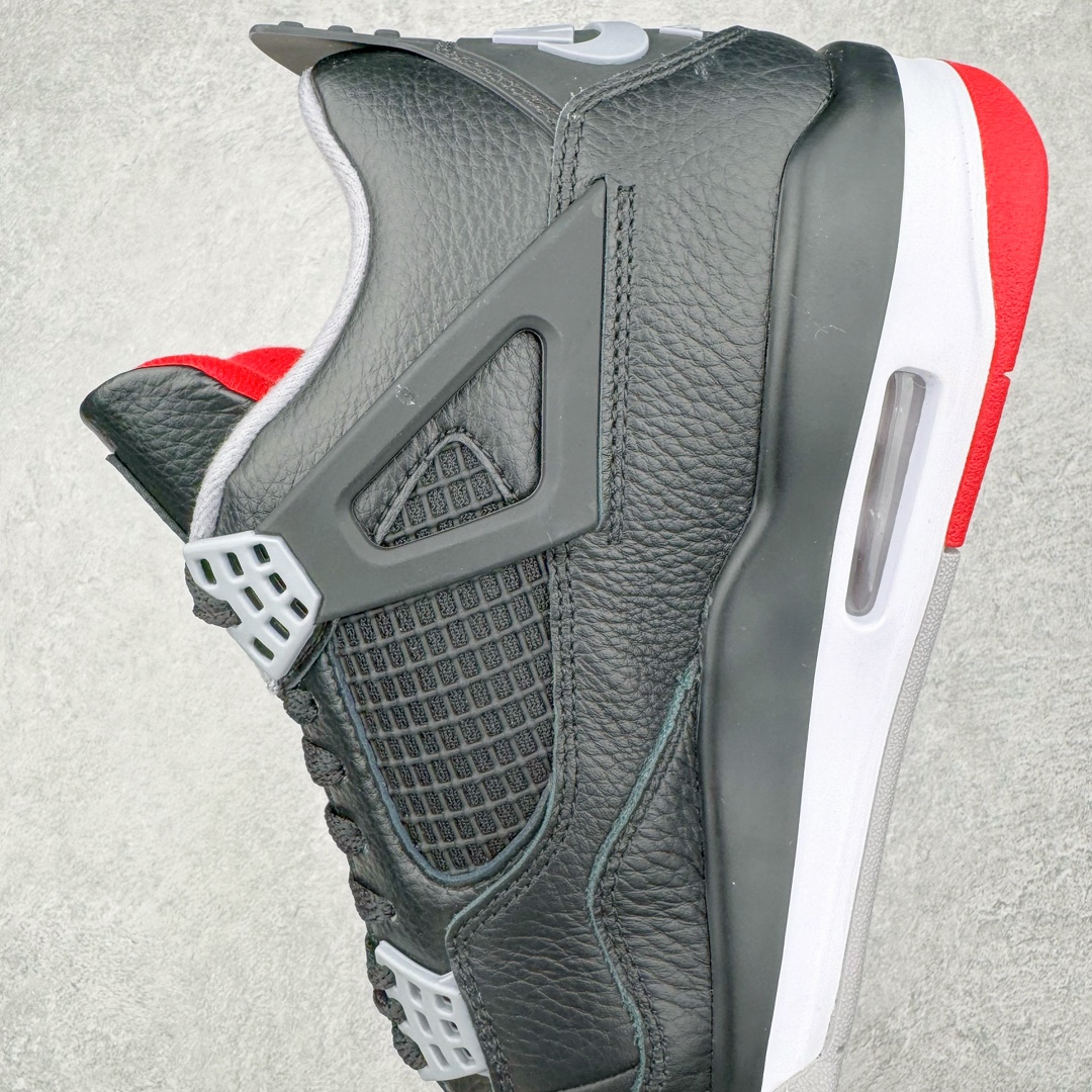 图片[7]-零售💰360 ＃CS Air Jordan AJ4 \”Bred Reimagined\” 黑红2024 FV5029-006 大厂出品 全头层加持 原鞋原楦原纸板同源开发 完美呈现乔4的版型 内侧正确双色网格 还原细节 原厂皮料 正确气垫颜色 正确网格工艺 正确拉帮工艺 全鞋原装材料制作 原档案原模具打造 支持全方位与正品对比 尺码：36 36.5 37.5 38 38.5 39 40 40.5 41 42 42.5 43 44 44.5 45 46 47.5 编码：by3936060-运动鞋