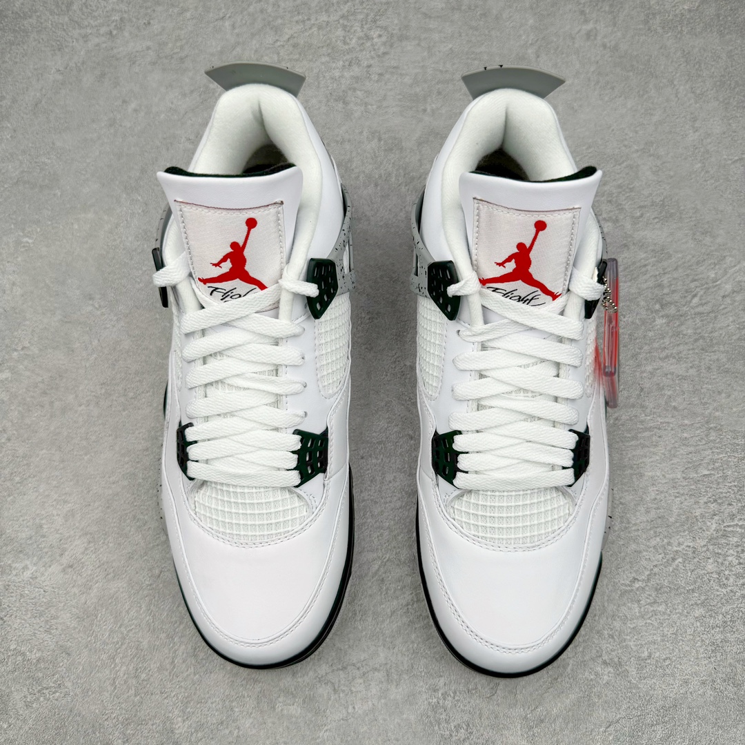 图片[2]-零售💰360 ＃CS Air Jordan AJ4 Retro 白水泥 840606-190 大厂出品 全头层加持 原鞋原楦原纸板同源开发 完美呈现乔4的版型 内侧正确双色网格 还原细节 原厂皮料 正确气垫颜色 正确网格工艺 正确拉帮工艺 全鞋原装材料制作 原档案原模具打造 支持全方位与正品对比 尺码：36 36.5 37.5 38 38.5 39 40 40.5 41 42 42.5 43 44 44.5 45 46 47.5 编码：by3936060-运动鞋