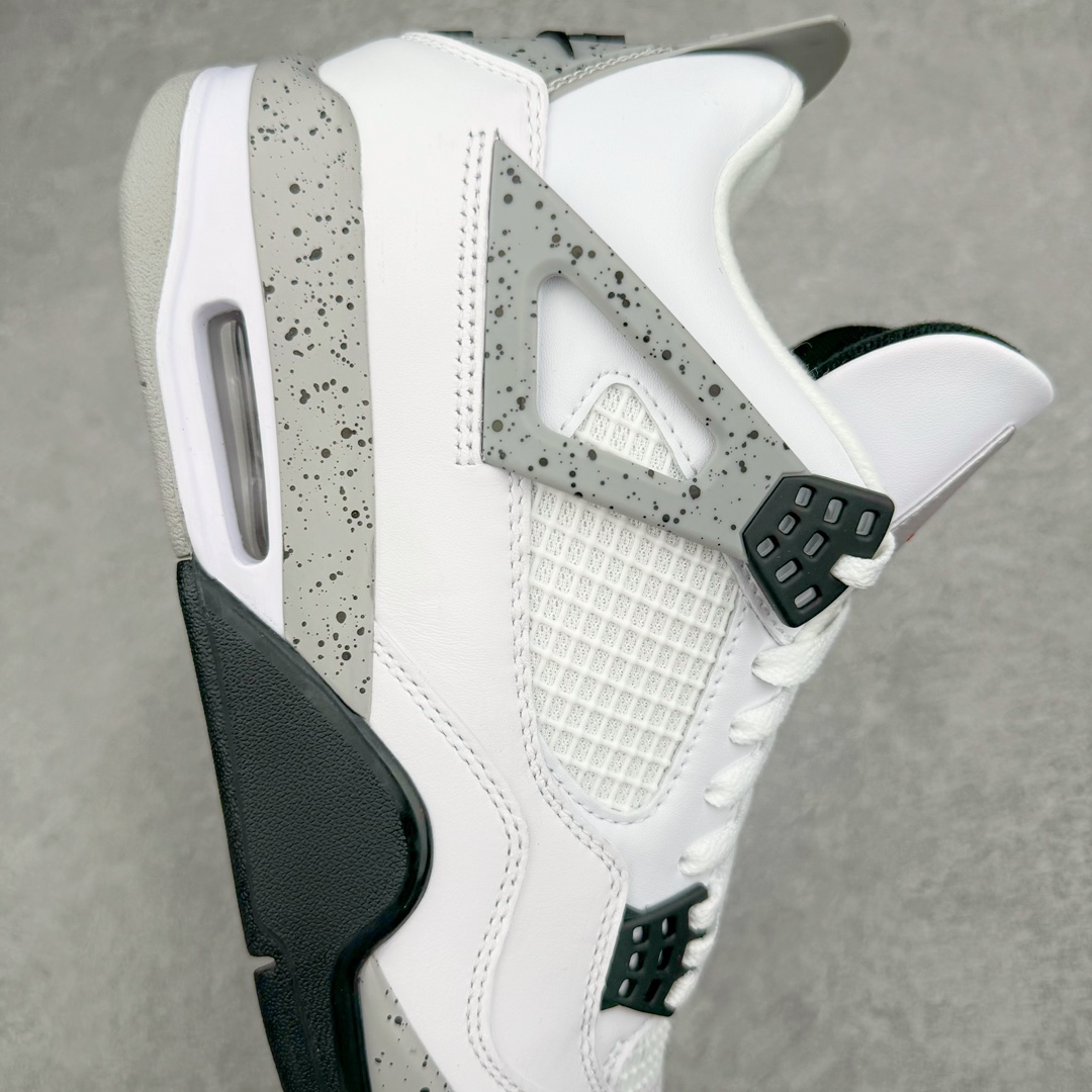 图片[6]-零售💰360 ＃CS Air Jordan AJ4 Retro 白水泥 840606-190 大厂出品 全头层加持 原鞋原楦原纸板同源开发 完美呈现乔4的版型 内侧正确双色网格 还原细节 原厂皮料 正确气垫颜色 正确网格工艺 正确拉帮工艺 全鞋原装材料制作 原档案原模具打造 支持全方位与正品对比 尺码：36 36.5 37.5 38 38.5 39 40 40.5 41 42 42.5 43 44 44.5 45 46 47.5 编码：by3936060-运动鞋