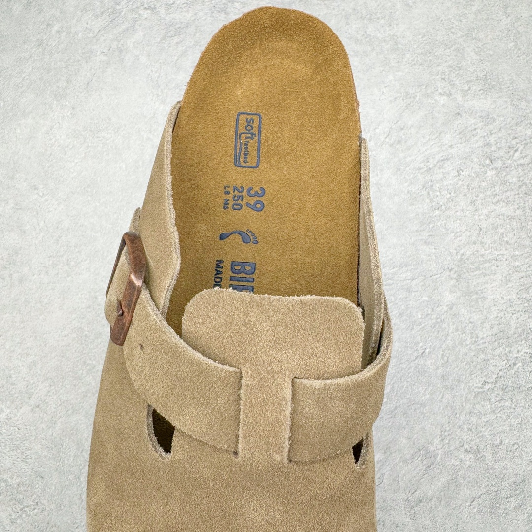 图片[5]-零售💰290 ＃SP Birkenstock Arizona 系列勃肯皮革绒面双扣时尚凉拖鞋 牛皮绒面革质地柔软 搭配可调节鞋扣提升穿着舒适度 人体工学设计分散脚部压力 保护脚踝 软木乳胶鞋床具有一定的收缩性 长时间穿着后能贴合脚型 EVA鞋底回弹性和抗张性力高 具有良好的防震、缓冲性  四季皆宜 柔软的鞋床采用额外的泡沫缓冲层 提供额外的舒适感和全天支撑 全网独家首发 源于德国的严谨工艺  牛巴戎面 中层松木 EVA 三层组合大底 优质牛皮面料五金扣 出口订单 尺码：35 36 37 38 39 40 编码：Uby2936090-运动鞋