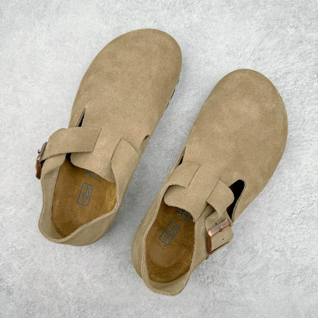 图片[3]-零售💰290 ＃SP Birkenstock Arizona 系列勃肯皮革绒面双扣时尚凉拖鞋 牛皮绒面革质地柔软 搭配可调节鞋扣提升穿着舒适度 人体工学设计分散脚部压力 保护脚踝 软木乳胶鞋床具有一定的收缩性 长时间穿着后能贴合脚型 EVA鞋底回弹性和抗张性力高 具有良好的防震、缓冲性  四季皆宜 柔软的鞋床采用额外的泡沫缓冲层 提供额外的舒适感和全天支撑 全网独家首发 源于德国的严谨工艺  牛巴戎面 中层松木 EVA 三层组合大底 优质牛皮面料五金扣 出口订单 尺码：35 36 37 38 39 40 编码：Uby2936090-运动鞋