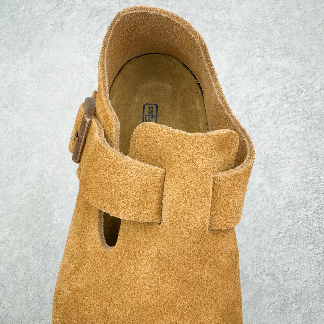 图片[5]-零售💰290 ＃SP Birkenstock Arizona 系列勃肯皮革绒面双扣时尚凉拖鞋 牛皮绒面革质地柔软 搭配可调节鞋扣提升穿着舒适度 人体工学设计分散脚部压力 保护脚踝 软木乳胶鞋床具有一定的收缩性 长时间穿着后能贴合脚型 EVA鞋底回弹性和抗张性力高 具有良好的防震、缓冲性  四季皆宜 柔软的鞋床采用额外的泡沫缓冲层 提供额外的舒适感和全天支撑 全网独家首发 源于德国的严谨工艺  牛巴戎面 中层松木 EVA 三层组合大底 优质牛皮面料五金扣 出口订单 尺码：35 36 37 38 39 40 编码：Uby2936090-运动鞋