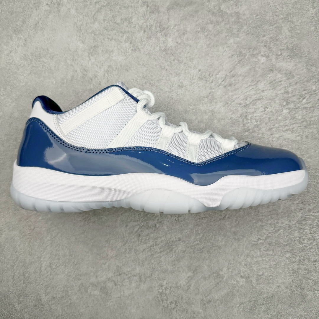 零售💰390 ＃K版纯原 Air Jordan AJ11 Low WMNS \”Diffused Blue\” 低帮 海军蓝 FV5104-104 新货无氧化 原楦原档案数据开模打造 原厂中底拉帮钢印 原厂漆皮 防冻不开裂 头层皮料 原装鞋撑 水晶大底正确色度色泽 原楦原数据刺绣 原厂车缝走线及对位 毫厘不差 飞人logo采用原数据电脑刺绣 原装正品碳纤维真实碳板 增强抗扭 原内标 原盒标 正确官方原盒 原厂防氧化水晶外底 原厂配套厂全掌solo气垫 Size：36 36.5 37.5 38 38.5 39 40 40.5 41 42 42.5 43 44 44.5 45 46 47.5 编码：Bby3936090-运动鞋