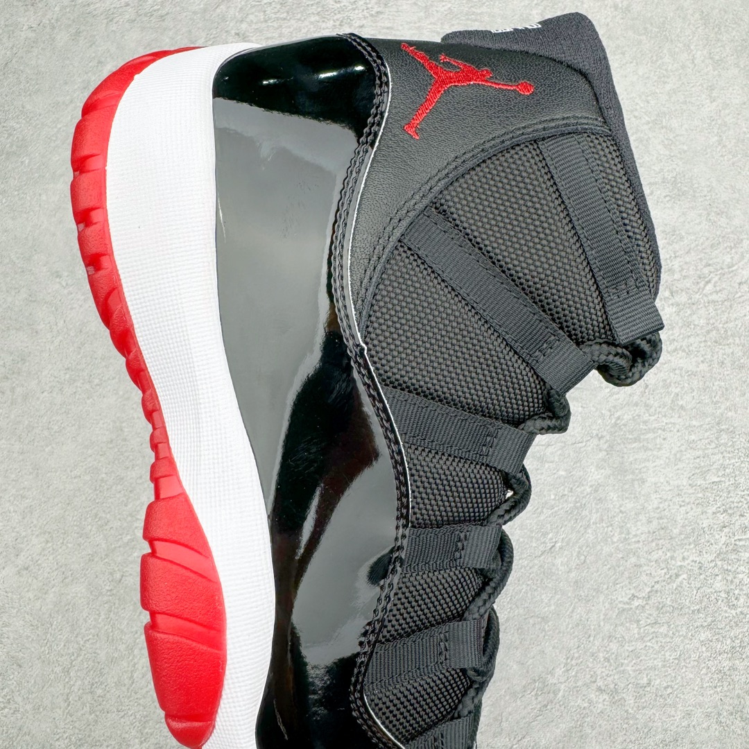 图片[6]-零售💰510 ＃Ljr特供 Air Jordan AJ11 \”Bred\”2019复刻 黑红高帮 378037-061 全新改良批次 圈内最强AJ11系列 恪守真诚 承诺混一赔十 高端零售裸鞋圈特供批次 SZ原厂全套原楦原纸板冲刀磨具开发 原厂皮料加持 原厂港宝加持定型后跟R度完美 同源原厂电绣 飞翼针数密度立体效果一致 百分百一致原鞋 原厂拉帮工艺 针距密度一致 后跟弧度收口自然不对折 极致一眼正品既视感 进口玻璃冲刀皮料裁剪零毛边 全鞋电脑针车工艺 品控清洁度最高QC检验标准 免检产品 原厂订购鞋盒、鞋标、防尘纸、鞋撑、鞋带 追求极致的原厂味道 SIZE：40.5 41 42 42.5 43 44 44.5 45 46 47.5 48.5 编码：by5936010-运动鞋