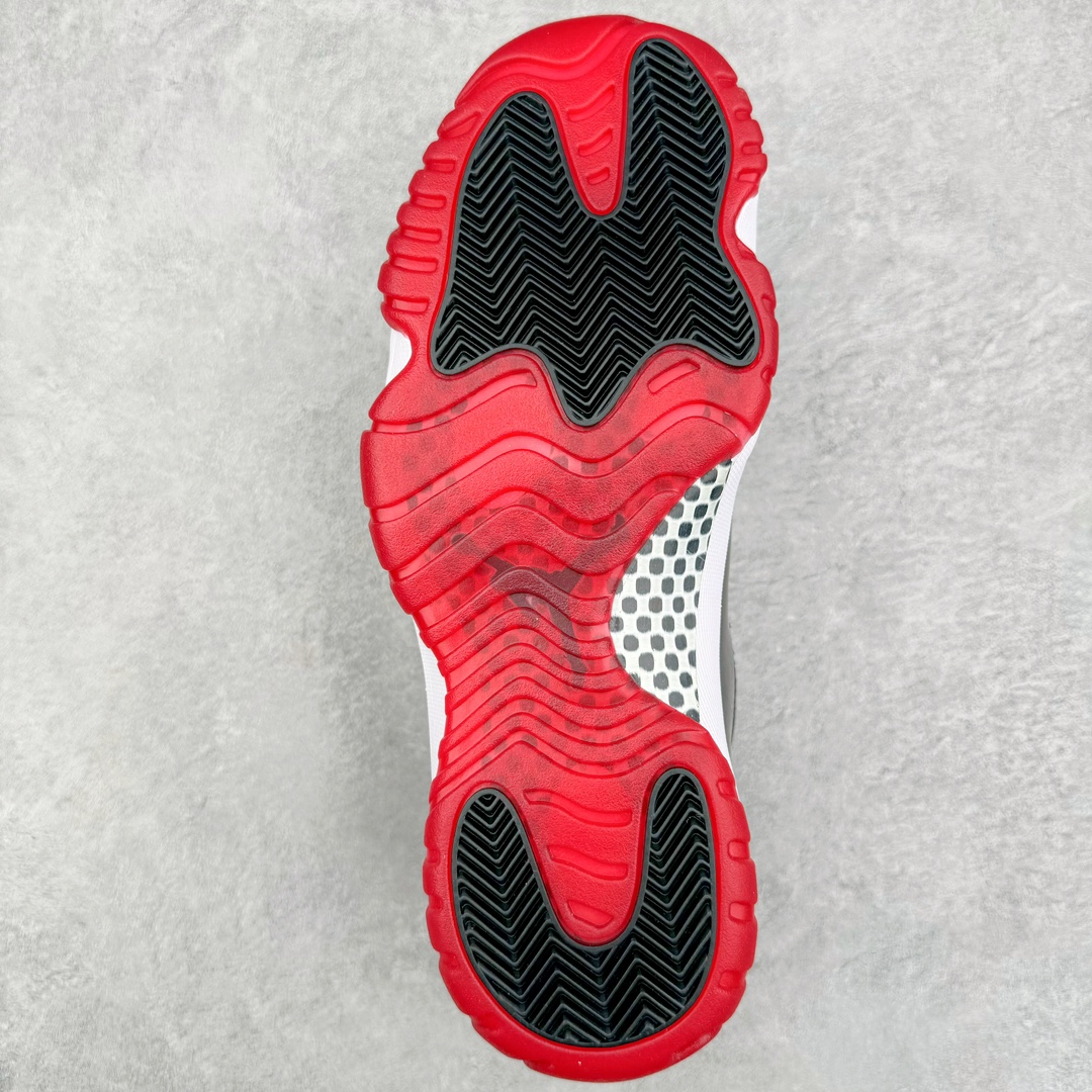 图片[9]-零售💰510 ＃Ljr特供 Air Jordan AJ11 \”Bred\”2019复刻 黑红高帮 378037-061 全新改良批次 圈内最强AJ11系列 恪守真诚 承诺混一赔十 高端零售裸鞋圈特供批次 SZ原厂全套原楦原纸板冲刀磨具开发 原厂皮料加持 原厂港宝加持定型后跟R度完美 同源原厂电绣 飞翼针数密度立体效果一致 百分百一致原鞋 原厂拉帮工艺 针距密度一致 后跟弧度收口自然不对折 极致一眼正品既视感 进口玻璃冲刀皮料裁剪零毛边 全鞋电脑针车工艺 品控清洁度最高QC检验标准 免检产品 原厂订购鞋盒、鞋标、防尘纸、鞋撑、鞋带 追求极致的原厂味道 SIZE：40.5 41 42 42.5 43 44 44.5 45 46 47.5 48.5 编码：by5936010-运动鞋