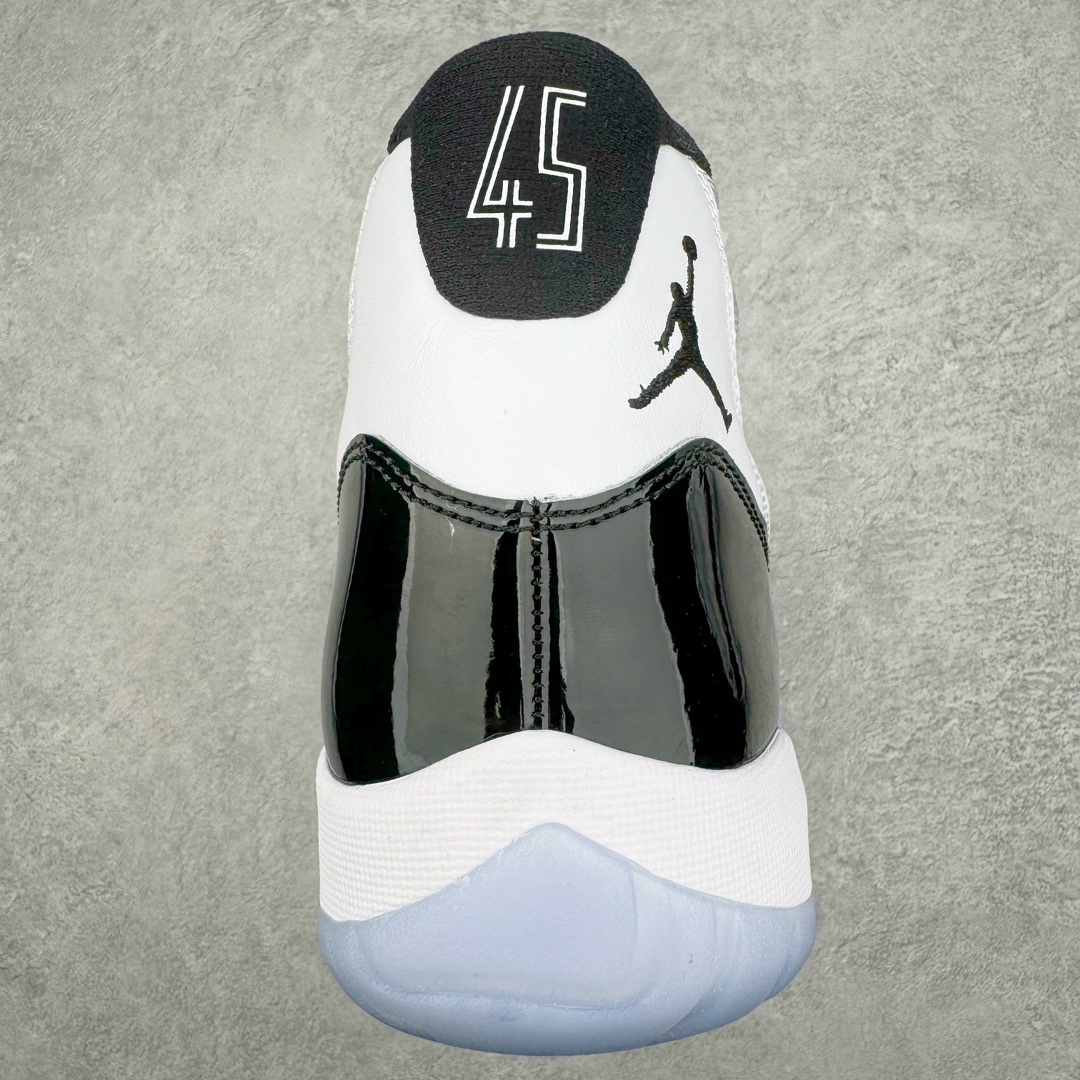 图片[8]-零售💰510 ＃Ljr特供 Air Jordan AJ11 Retro High \”Concord\” 康扣高帮 378037-100 全新改良批次 圈内最强AJ11系列 恪守真诚 承诺混一赔十 高端零售裸鞋圈特供批次 SZ原厂全套原楦原纸板冲刀磨具开发 原厂皮料加持 原厂港宝加持定型后跟R度完美 同源原厂电绣 飞翼针数密度立体效果一致 百分百一致原鞋 原厂拉帮工艺 针距密度一致 后跟弧度收口自然不对折 极致一眼正品既视感 进口玻璃冲刀皮料裁剪零毛边 全鞋电脑针车工艺 品控清洁度最高QC检验标准 免检产品 原厂订购鞋盒、鞋标、防尘纸、鞋撑、鞋带 追求极致的原厂味道 SIZE：40.5 41 42 42.5 43 44 44.5 45 46 47.5 48.5 编码：by5936010-运动鞋