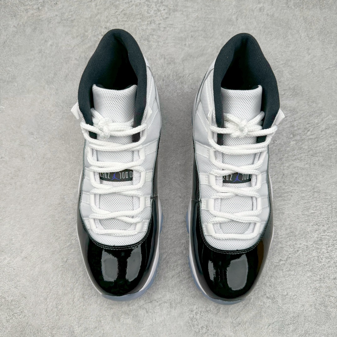 图片[2]-零售💰510 ＃Ljr特供 Air Jordan AJ11 Retro High \”Concord\” 康扣高帮 378037-100 全新改良批次 圈内最强AJ11系列 恪守真诚 承诺混一赔十 高端零售裸鞋圈特供批次 SZ原厂全套原楦原纸板冲刀磨具开发 原厂皮料加持 原厂港宝加持定型后跟R度完美 同源原厂电绣 飞翼针数密度立体效果一致 百分百一致原鞋 原厂拉帮工艺 针距密度一致 后跟弧度收口自然不对折 极致一眼正品既视感 进口玻璃冲刀皮料裁剪零毛边 全鞋电脑针车工艺 品控清洁度最高QC检验标准 免检产品 原厂订购鞋盒、鞋标、防尘纸、鞋撑、鞋带 追求极致的原厂味道 SIZE：40.5 41 42 42.5 43 44 44.5 45 46 47.5 48.5 编码：by5936010-运动鞋