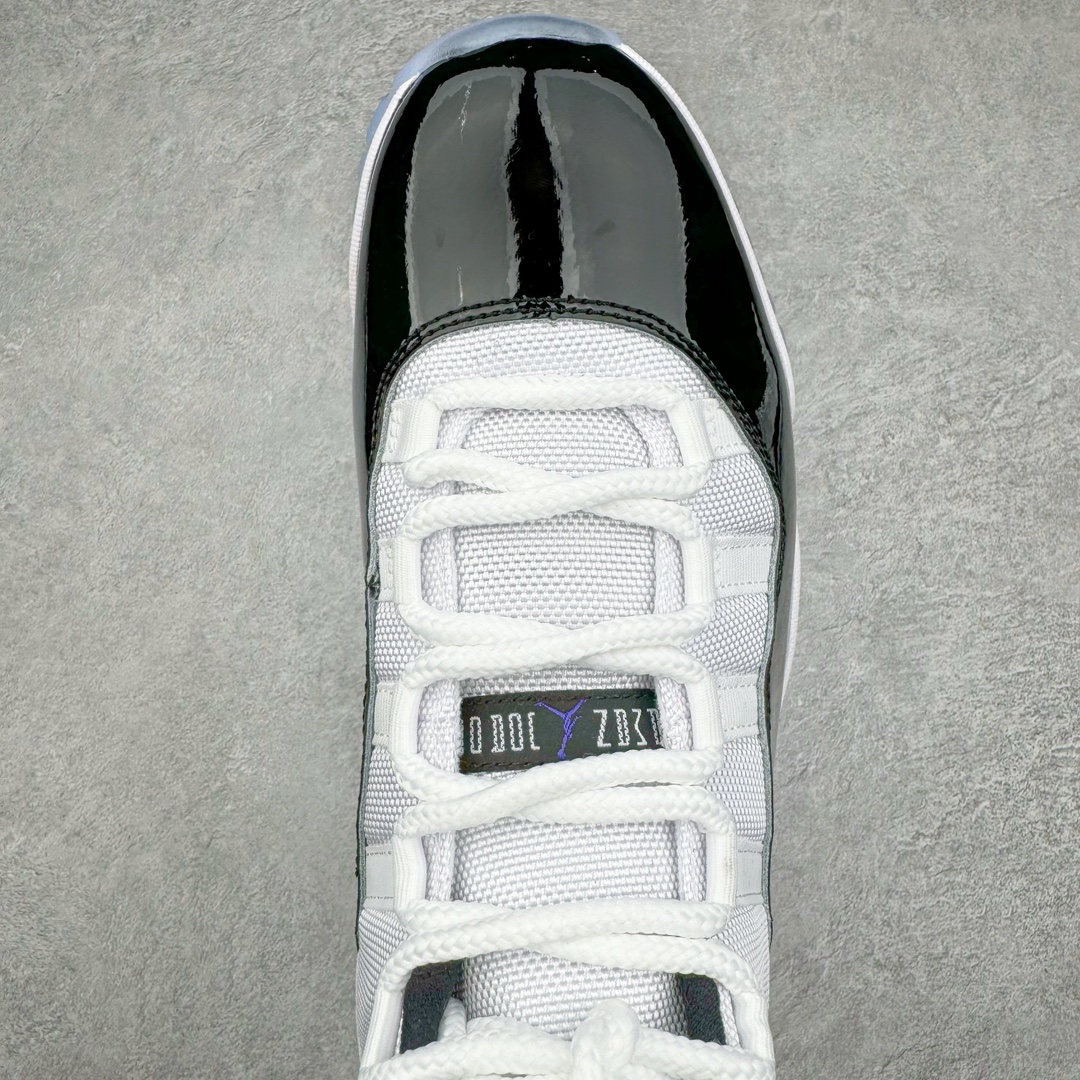 图片[4]-零售💰510 ＃Ljr特供 Air Jordan AJ11 Retro High \”Concord\” 康扣高帮 378037-100 全新改良批次 圈内最强AJ11系列 恪守真诚 承诺混一赔十 高端零售裸鞋圈特供批次 SZ原厂全套原楦原纸板冲刀磨具开发 原厂皮料加持 原厂港宝加持定型后跟R度完美 同源原厂电绣 飞翼针数密度立体效果一致 百分百一致原鞋 原厂拉帮工艺 针距密度一致 后跟弧度收口自然不对折 极致一眼正品既视感 进口玻璃冲刀皮料裁剪零毛边 全鞋电脑针车工艺 品控清洁度最高QC检验标准 免检产品 原厂订购鞋盒、鞋标、防尘纸、鞋撑、鞋带 追求极致的原厂味道 SIZE：40.5 41 42 42.5 43 44 44.5 45 46 47.5 48.5 编码：by5936010-运动鞋