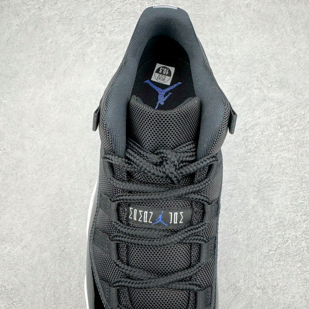 图片[5]-零售💰510 ＃Ljr特供 Air Jordan AJ11 Retro Low \”Space Jam\” 大灌篮低帮 FV5104-004 全新改良批次 圈内最强AJ11系列 恪守真诚 承诺混一赔十 高端零售裸鞋圈特供批次 SZ原厂全套原楦原纸板冲刀磨具开发 原厂皮料加持 原厂港宝加持定型后跟R度完美 同源原厂电绣 飞翼针数密度立体效果一致 百分百一致原鞋 原厂拉帮工艺 针距密度一致 后跟弧度收口自然不对折 极致一眼正品既视感 进口玻璃冲刀皮料裁剪零毛边 全鞋电脑针车工艺 品控清洁度最高QC检验标准 免检产品 原厂订购鞋盒、鞋标、防尘纸、鞋撑、鞋带 追求极致的原厂味道 SIZE：40.5 41 42 42.5 43 44 44.5 45 46 47.5 48.5 编码：by5936010-运动鞋