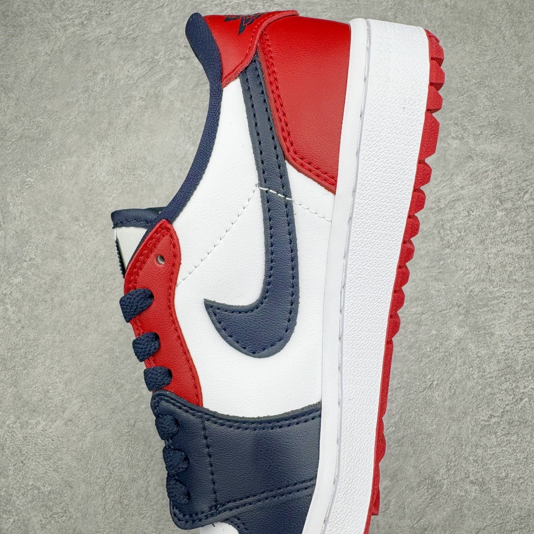 图片[7]-零售💰240 ＃K版 Air Jordan AJ1 Low Golf 高尔夫 蓝红 DD9315-113 全新流水线出品 DT版本唯一平替选择 市场第二梯队最强版 全部原鞋开发 原楦原纸板开发 全鞋电脑针车 原厂内置全掌气垫 原盒内在原标 唯一Zp原版鞋带绑法 免检产品 全新2022版型 全头层皮料 完美零毛边处理 原厂配置全掌气垫 价格定位良心 几十个配色陆续出货 SIZE：36 36.5 37.5 38 38.5 39 40 40.5 41 42 42.5 43 44 44.5 45 46 编码：by2936040-运动鞋