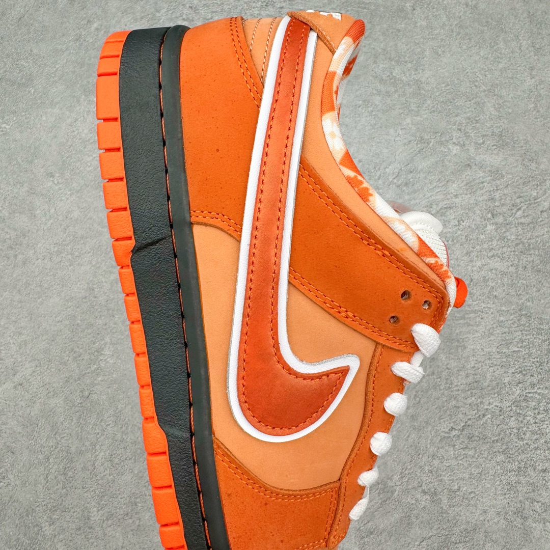 图片[6]-零售💰350 ＃N版纯原 波士顿知名鞋店重磅联名nConcepts x NK SB Dunk Low \”Orange Lobster\” 橙龙虾 FD8776-800 东南亚外贸特供订单 原厂Sadesa D7 皮料 细纹排气孔完全一致 全套原楦原模倾力打造完美版型 独家原厂航空铝磨具打磨大底 鞋头坡度极致还原 无解鞋型 原盒原配 圈内天花板工艺 原厂冲刀 超高清洁度 全鞋零毛边皮料切割 采用原厂百宏鞋带以及原厂百宏织唛舌标 内标可供原厂几率过验 原厂中底布点胶 原厂中底布拉帮走线遵循公司 SIZE：35.5 36 36.5 37.5 38 38.5 39 40 40.5 41 42 42.5 43 44 44.5 45 46 47.5 编码：by3936050-运动鞋