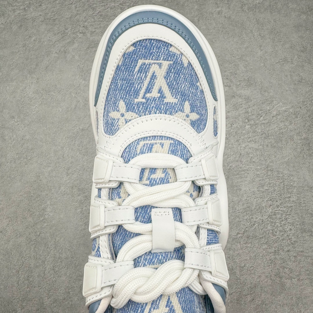 图片[4]-零售💰490 ＃K版纯原 Louis Vuitton Archlight Sneakers lv真皮拼色减震运动弓型舞蹈复古走秀老爹运动鞋 升级2023原装配件5D效果礼盒及全套原装配件包装物#支持感应NFC官网跳转#雪梨形超软沙绒纸团+细节制造精品#采用头层小牛皮革饰片#独立开发TPU回弹中底#组合TPR耐磨外底#超软皮内里脚垫❗ 尺码：35-39 编码：yby4936090-运动鞋