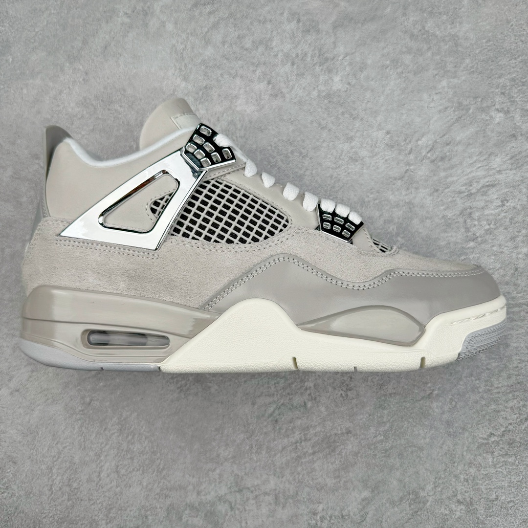 零售💰390 ＃K版纯原 Air Jordan AJ4 Retro 电镀银 AQ9129-001 全新升级改良 原鞋原楦原纸板同源开发 完美呈现乔4的版型 内侧正确双色网格 还原细节 原厂皮料 正确气垫颜色 正确网格工艺 正确拉帮工艺 全鞋原装材料制作 原档案原模具打造 支持全方位与正品对比 尺码：40 40.5 41 42 42.5 43 44 44.5 45 46 47.5 编码：Aby3936090-运动鞋