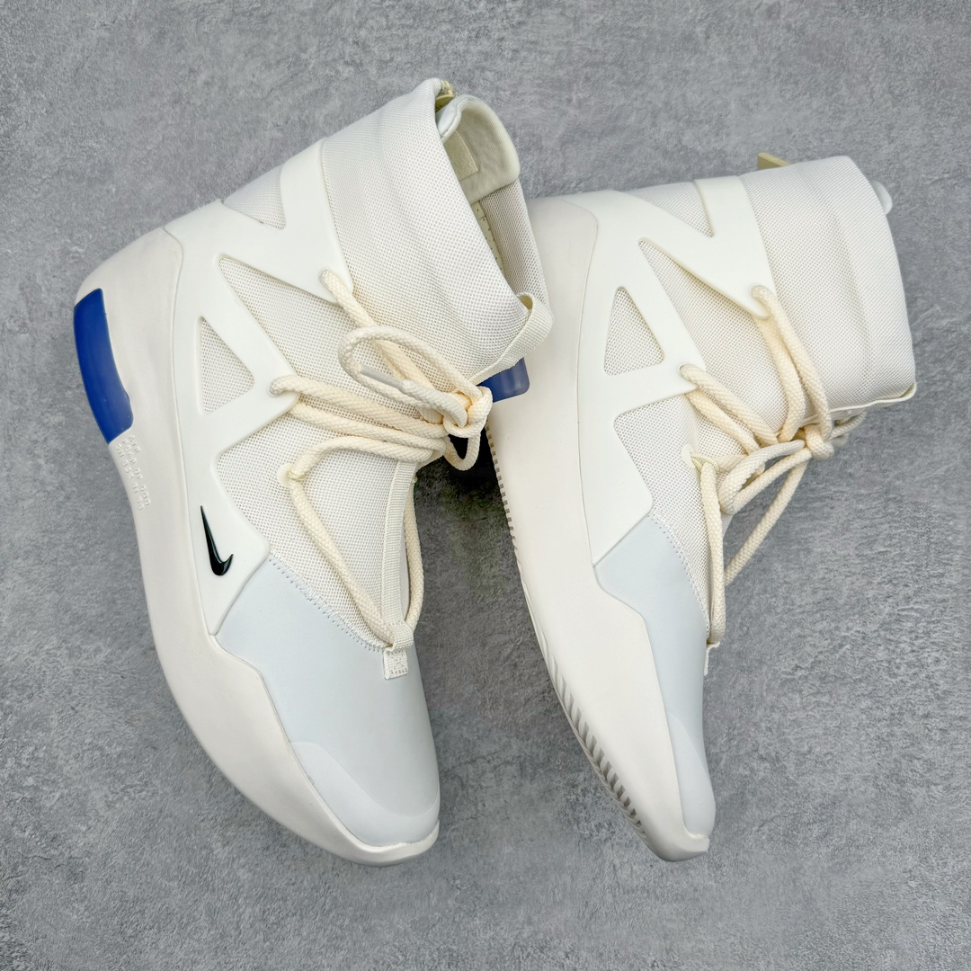 图片[3]-零售💰450 ＃KX纯原 Fear of God x NK Air Fear of God 1 FOG联名高街复古篮球鞋 灰白 AR4237-100 全新外贸特供私人订单 重金购入原鞋 全套原档案原纸板开发 鞋面采用原厂材质 搭配原装网面 百万原厂磨具开模 进口TPU框架设计 中底搭载 双层 Zoom Air 气垫科技 缓震脚感舒适度 完美匹配球王战靴 同步官方包装配件 附赠原装高端鞋袋 每只鞋和配件拥有一个液态银独立包装 从鞋型到材质到细节到配件 一切遵循公司货原鞋标准打造 完全原汁原味呈现 鞋码：42 43 44 44.5 45 编码：by4936050-运动鞋