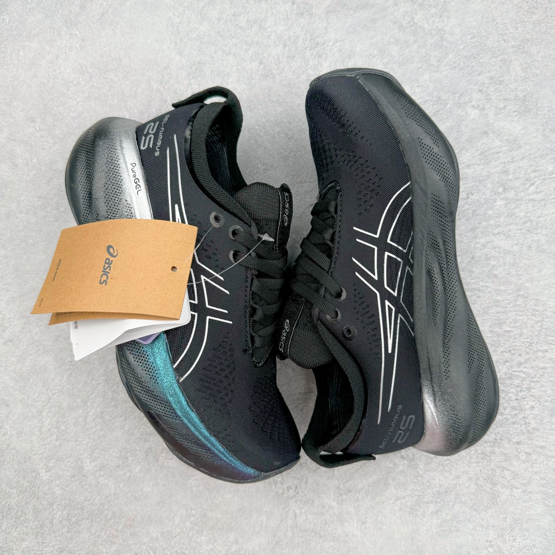 图片[3]-零售💰230 ASICS GEL-Cumulus 25 亚瑟士缓震透气跑鞋 全新升级的25代相较前代拥有了更强的缓震性能和舒适度 中底内置的GEL缓震胶升级为亚瑟士新技术PureGEL缓震胶 后者具备更强的缓震性能和更软、更轻的脚感 中底材料由FF Blast升级为FF Blast Plus泡棉 并采用全掌型配置 后者重量更轻 缓震更强 可为跑者提供更具能量感的缓震性和更轻盈的脚感 轻量的工程网眼鞋面设计 具备良好的舒适性、贴合性和透气性 鞋底是AHAR耐磨橡胶大底 后跟还配有耐磨性更强的AHAR橡胶材质 轻量耐磨 抓地力强 尺码：36 37 37.5 38 39 40.5 41.5 42 42.5 43.5 44 44.5 45 编码：Bby2936030-运动鞋