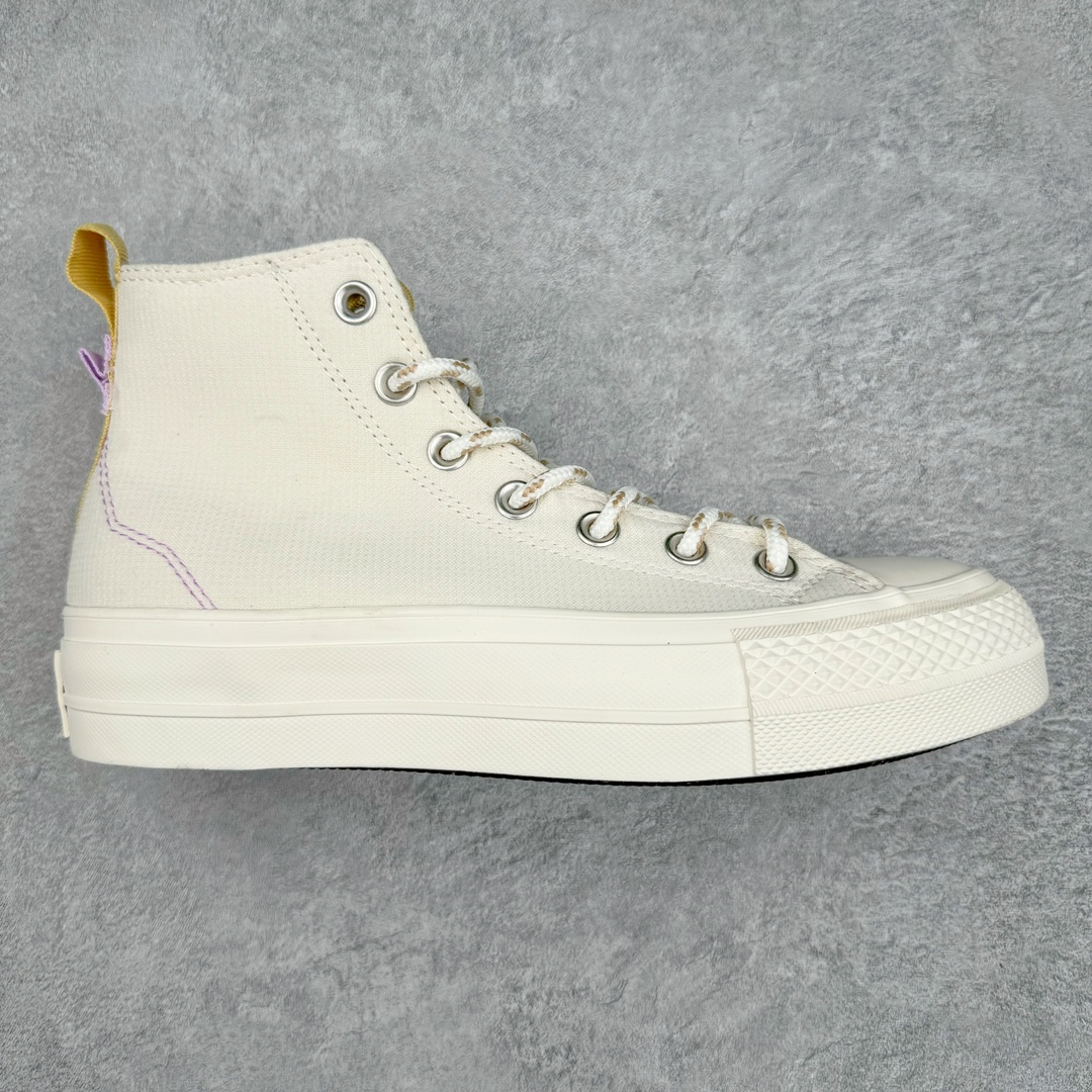 零售💰210 Converse Chuck All Star nLift Platform Utility 白色 n高帮休闲百搭透气帆布鞋 货号：A08767C 尺码：35 36 36.5 37 37.5 38 39 39.5 40 41 41.5 42 42.5 43 44 编码：by2936010-运动鞋