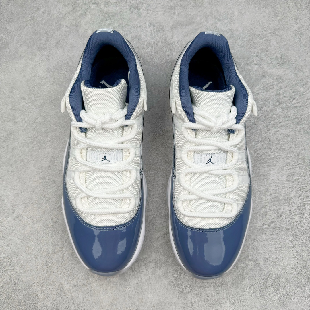 图片[2]-零售💰330 ＃KZ神版 Air Jordan AJ11 Low WMNS \”Diffused Blue\” 低帮 海军蓝 FV5104-104 市场中端王者 耗时半年巨作 全套原纸板楦头开发 确保原汁原味 完美呈现11代版型 此版本只针对中端市场 皮料材质有所更替 其他数据细节工艺流程均保持一致绝不口嗨 细节品控鞋型随意秒杀市面3XX 原楦原档案数据开模打造 原厂中底拉帮钢印 原厂进口漆皮 防冻不开裂 原装鞋撑 水晶大底正确色度色泽 原楦原数据刺绣 原厂车缝走线及对位 毫厘不差 飞人logo采用原数据电脑刺绣 原装正品碳纤维真实碳板 增强抗扭 原内标 原盒标 正确官方原盒 防氧化水晶外底 原厂配套全掌solo气垫 进口港宝加持 后跟自然饱满 全鞋荧光划线卡点 追求极致完美 每一双都是工艺品 多重QC质检 超越公司货的品控标准 实实在在的免检产品 SIZE：36 36.5 37.5 38 38.5 39 40 40.5 41 42 42.5 43 44 44.5 45 46 47.5 编码：by3936030-运动鞋