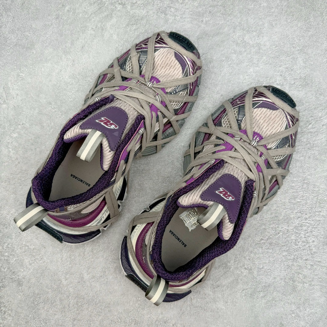 图片[3]-＃纯原 BALENCIAGA 3XL Sneakers 巴黎世家十代网布系带低帮走秀复古老爹鞋 全套原纸板楦头开发 最原汁原味的灵魂版型 全鞋荧光划线卡点 胶水把控整洁度追求极致完美 每一双都是工艺品 多重QC质检 超越公司货的品控标准 实实在在的免检产品 原盒原配 正确字体电绣 粗细、位置、大小正确 侧边TPU 透气孔匹配意产原版 正确分离大底 TPU软底 原版一致大底LOGO 立体感十足 原厂皮料水洗做旧 采购原厂网纱 不含皮革 网布材料和聚氨酯 磨损效果 鞋头边缘和后帮 Balenciaga 徽标 鞋面和后跟凸印尺码 鞋舌 3XL 橡胶品牌标识和反光细节 鞋帮拉袢和鞋舌拉祥 配反光细节 备用鞋带在鞋履前侧 可在穿着前取下 便于不同造型搭配 偏大一码 尺码：35 36 37 38 39 40 41 42 43 44 45 46-选品中心