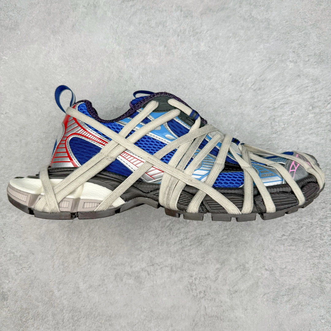 ＃纯原 BALENCIAGA 3XL Sneakers 巴黎世家十代网布系带低帮走秀复古老爹鞋 全套原纸板楦头开发 最原汁原味的灵魂版型 全鞋荧光划线卡点 胶水把控整洁度追求极致完美 每一双都是工艺品 多重QC质检 超越公司货的品控标准 实实在在的免检产品 原盒原配 正确字体电绣 粗细、位置、大小正确 侧边TPU 透气孔匹配意产原版 正确分离大底 TPU软底 原版一致大底LOGO 立体感十足 原厂皮料水洗做旧 采购原厂网纱 不含皮革 网布材料和聚氨酯 磨损效果 鞋头边缘和后帮 Balenciaga 徽标 鞋面和后跟凸印尺码 鞋舌 3XL 橡胶品牌标识和反光细节 鞋帮拉袢和鞋舌拉祥 配反光细节 备用鞋带在鞋履前侧 可在穿着前取下 便于不同造型搭配 偏大一码 尺码：35 36 37 38 39 40 41 42 43 44 45 46-选品中心
