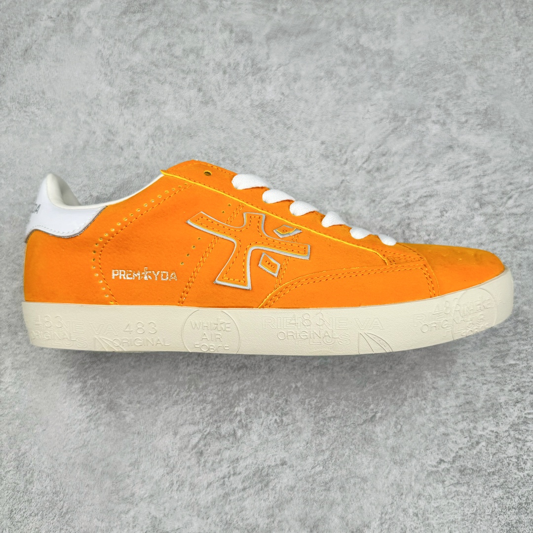 图片[4]-Premiata Timeless Trainers 低帮百搭休闲板鞋 意大利高奢鞋履品牌·普瑞米亚达 PREMIATA依据国际高标准 使用意大利面料和精致皮革制造运动鞋 根据不同的型号 采用世界各地优质技术供应商提供的鞋底 PREMIATA致力于将传统制鞋方法 以及高科技研发成果融入鞋履设计中 这个创立于1885年的制鞋品牌 通过对历史进行现代演绎 以极度热忱和无限创意打造出一款款鞋履作品 是顶级意大利手工艺代表 尺码：38/46-选品中心