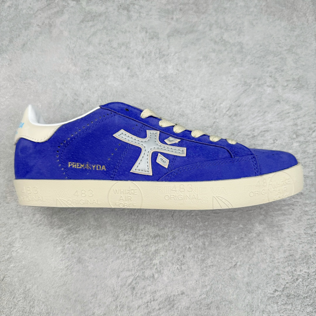 图片[8]-Premiata Timeless Trainers 低帮百搭休闲板鞋 意大利高奢鞋履品牌·普瑞米亚达 PREMIATA依据国际高标准 使用意大利面料和精致皮革制造运动鞋 根据不同的型号 采用世界各地优质技术供应商提供的鞋底 PREMIATA致力于将传统制鞋方法 以及高科技研发成果融入鞋履设计中 这个创立于1885年的制鞋品牌 通过对历史进行现代演绎 以极度热忱和无限创意打造出一款款鞋履作品 是顶级意大利手工艺代表 尺码：38/46-选品中心