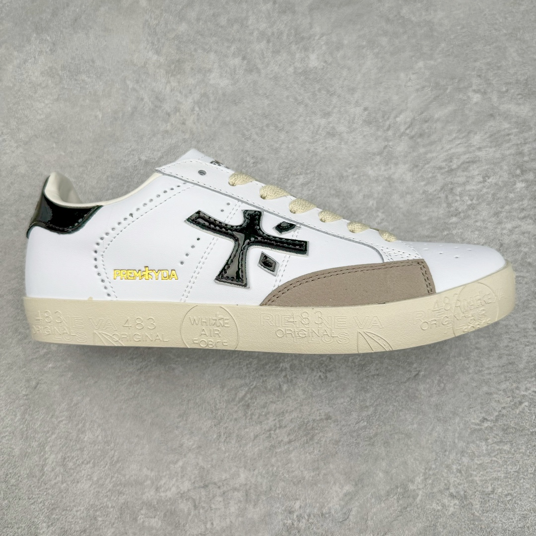 图片[7]-Premiata Timeless Trainers 低帮百搭休闲板鞋 意大利高奢鞋履品牌·普瑞米亚达 PREMIATA依据国际高标准 使用意大利面料和精致皮革制造运动鞋 根据不同的型号 采用世界各地优质技术供应商提供的鞋底 PREMIATA致力于将传统制鞋方法 以及高科技研发成果融入鞋履设计中 这个创立于1885年的制鞋品牌 通过对历史进行现代演绎 以极度热忱和无限创意打造出一款款鞋履作品 是顶级意大利手工艺代表 尺码：38/46-选品中心