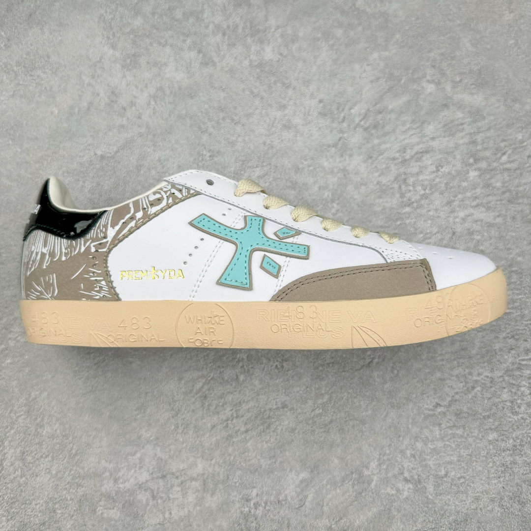 图片[2]-Premiata Timeless Trainers 低帮百搭休闲板鞋 意大利高奢鞋履品牌·普瑞米亚达 PREMIATA依据国际高标准 使用意大利面料和精致皮革制造运动鞋 根据不同的型号 采用世界各地优质技术供应商提供的鞋底 PREMIATA致力于将传统制鞋方法 以及高科技研发成果融入鞋履设计中 这个创立于1885年的制鞋品牌 通过对历史进行现代演绎 以极度热忱和无限创意打造出一款款鞋履作品 是顶级意大利手工艺代表 尺码：38/46-选品中心