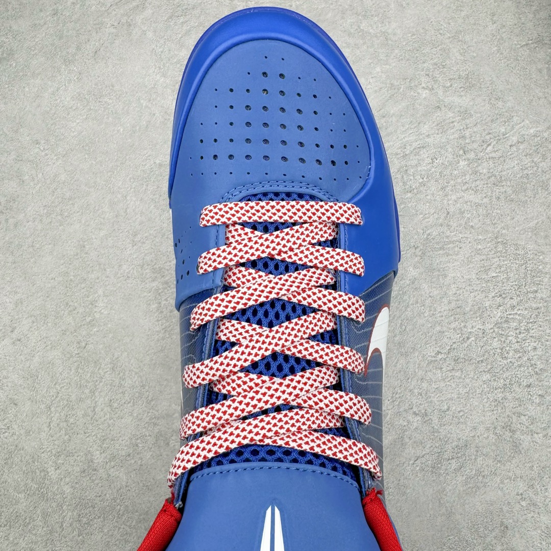 图片[4]-＃OG纯原 NK Zoom Kobe 4 科比四代 费城蓝色 FQ3545-400 Zoom Turbo气垫➕后掌EVA缓震 实战配置直接拉满 原楦纸板开发 鞋身流线型、后跟塑形 区分土肥圆 原档数据3D打印 鞋面细节匹配原版 全身鞋材卡料色独家定制 唯一正确喷漆 SWOOSH NK专利Flyknit飞线科技 给予鞋身足够抗扭矩力 真实底模最大48.5 实战利器 专供海外市场 男女鞋 尺码：36 36.5 37.5 38 38.5 39 40 40.5 41 42 42.5 43 44 44.5 45 46 47.5 （脚宽、脚胖 建议买大半码）-选品中心