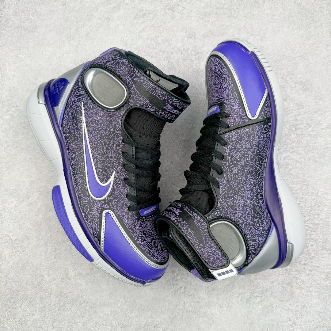 图片[3]-NK Air Zoom Huarache 2K4 科比实战篮球鞋 309957-051 真正意义上的科比一代 阴差阳错成就史上最佳团队篮球鞋 纯正HUARACHE血统 魔术贴绑带 + 动态骨架风格设计 原厂高密碳纤丝碳板加持 前后掌分离式ZOOM气垫加持 超国标耐磨RB大底加持 完美还原“5个点”高端篮球鞋 尺码：40 40.5 41 42 42.5 43 44 44.5 45 46-选品中心