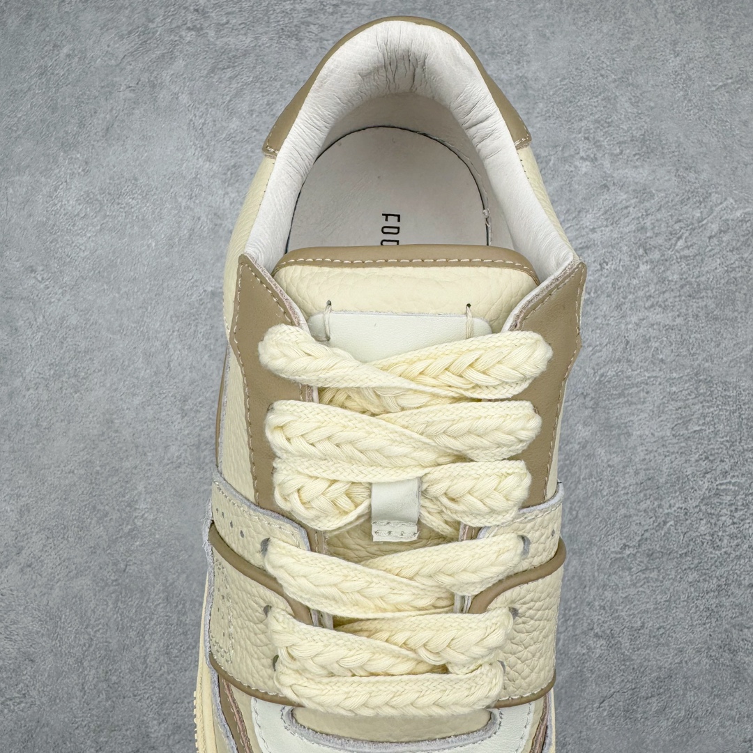 图片[5]-FOOT INDUSTRY Basketball 90s Sneakers 足下工业系列粗麻绳鞋带情侣经典复古低帮百搭休闲运动篮球板鞋 配置精致礼盒装 原楦型原数据纸板开发 采用原装荔枝纹头层牛皮鞋面材质 柔顺毛巾布料贴合缓震EVA乳胶鞋垫 鞋底内侧嵌入树膏真皮,贴敷耐磨增高效果橡胶大底❗️ 尺码：36 37 38 39 40 41 42 43 44 45-选品中心