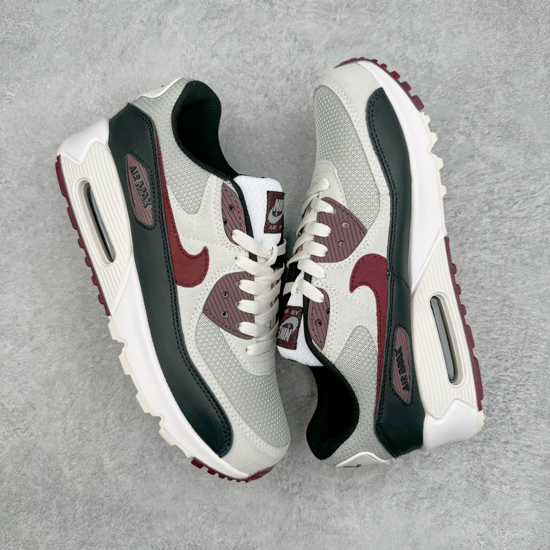 图片[3]-＃MX版 NK Air MAX 90 气垫复古减震跑步鞋 DQ4071-004 经典重温 独家陆续补货 外单专供大厂出品 品质稳定 一百余色 终端操作 Air Max 90于1990年推出 来自Air Max系列 在Air Max 1的基础上改进而得 增加了气垫面积 外型上也更为流线 最特別的就是加入了菱纹塑胶嵌板 为Air Max 90增添了许多潮流气息 皮革鞋面 造就出色耐穿性和支撑力 Max Air缓震配置搭配泡棉中底 令Air Max 90轻盈而舒适 华夫格橡胶外底 铸就Air Max 90非凡的抓地力 而Air Max 90不仅是一双跑鞋 它成功跨越了时间的演进 成为了球鞋文化与潮流圈中最熟为人知的鞋款之一 尺码：36 36.5 37.5 38 38.5 39 40 40.5 41 42 42.5 43 44 44.5 45-选品中心