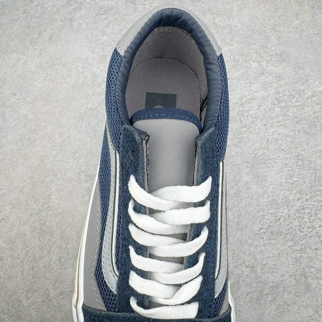 图片[5]-Vans TDC Tokyo Design Collective Old Skool Slip-On 拼接系列 Premium高阶支线 鞋款设计受到 90年代复古跑鞋的启发，鞋面大面积使用尼龙网眼材质与皮革、麂皮材质拼贴组合，再搭配上简约的配色风格，体现纯正的日潮简约而又精致的设计风格。 货号：VN000MXHDT4 货号：VN000MY4DT4 尺码：35-44（36.5 38.5 40.5 42.5）-选品中心
