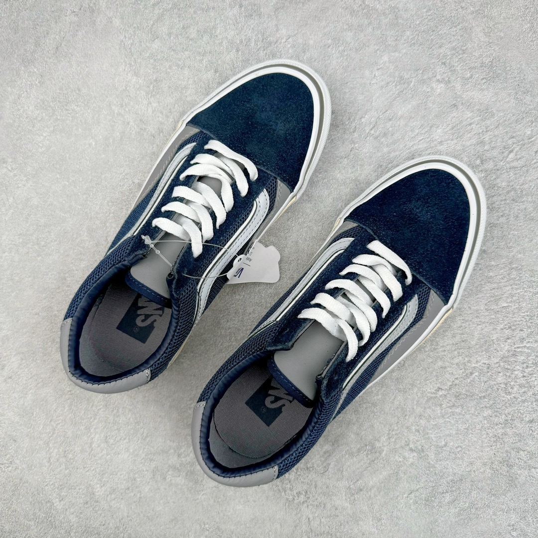 图片[3]-Vans TDC Tokyo Design Collective Old Skool Slip-On 拼接系列 Premium高阶支线 鞋款设计受到 90年代复古跑鞋的启发，鞋面大面积使用尼龙网眼材质与皮革、麂皮材质拼贴组合，再搭配上简约的配色风格，体现纯正的日潮简约而又精致的设计风格。 货号：VN000MXHDT4 货号：VN000MY4DT4 尺码：35-44（36.5 38.5 40.5 42.5）-选品中心