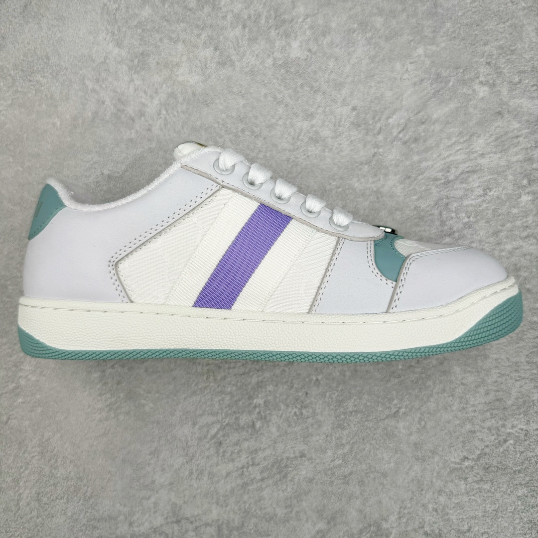 ＃纯原福利 Gucci Distressed Screener sneaker 古驰小脏鞋系列经典原型复古百搭做旧老爹板鞋/复古学院风 怀旧版 原厂订单 目前市面最强＃官网同步最新满天星礼盒全套包装 高端零售海外实体专供 ‬混卖版 渠‮原道‬装 全身20几个细节点全部做到一致还原 吊打市面所有版本 原版做旧 右脚鞋侧嵌入NFC防伪芯片装置＋鞋盒标二唯码扫描 秒进官网 秒杀市面任何版本 原装意大利进口 里外全皮 全套包装 全头层顶级软牛皮 广东代工出品 原档原标原盒 随意对比任何版本 尺码：35 36 37 38 39 40 41 42 43 44 45-选品中心